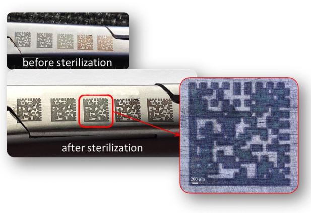 UDI marking of medical instrument